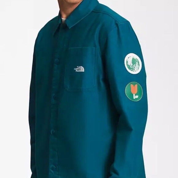 NEW The North Face Valley Shacket Men's Canvas Shirt Jacket Circular Design M - Picture 1 of 8